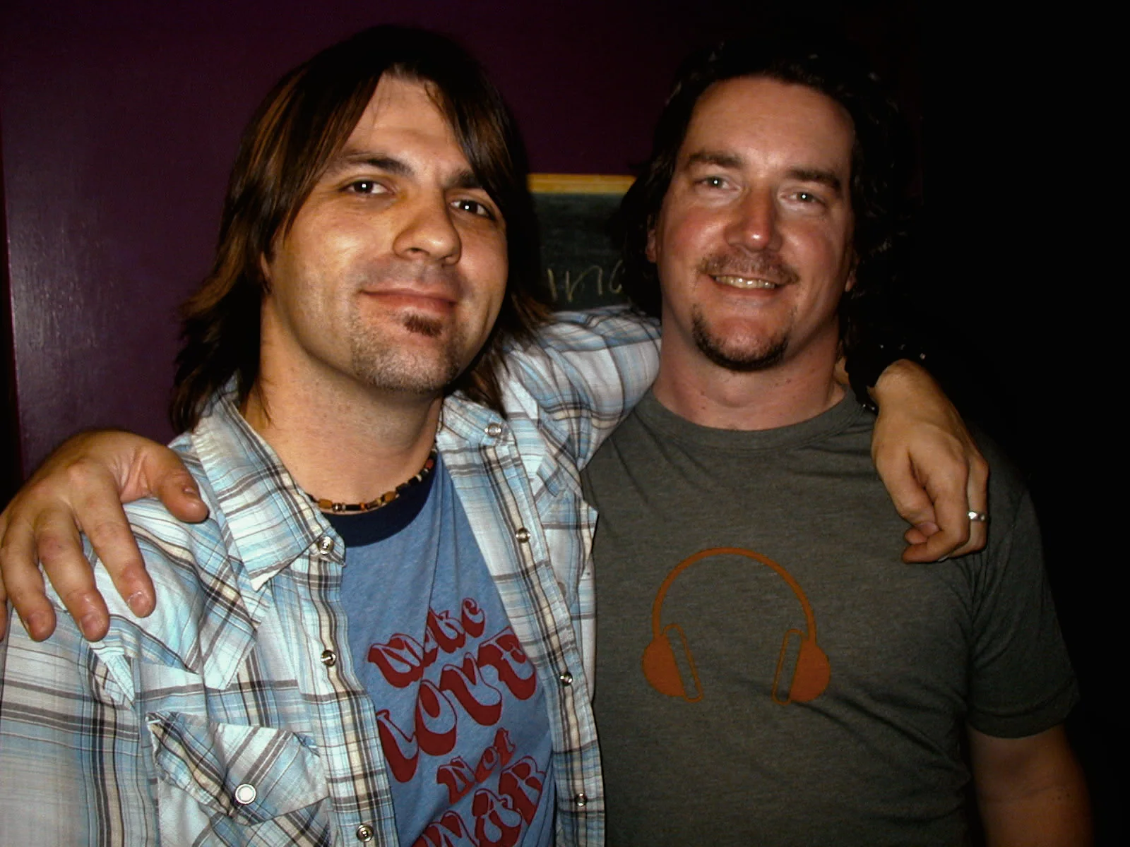 Nathan Dale and Steve King together at Slim's in San Francisco in 2003